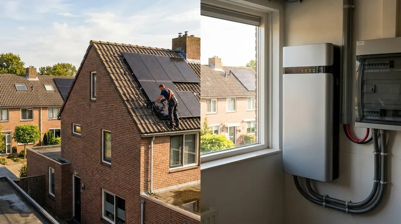 Hoe werkt een thuisbatterij? Werking en aansluiting